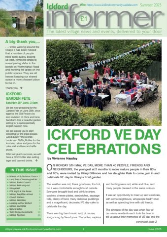 Ickford Informer Village Newsletter
